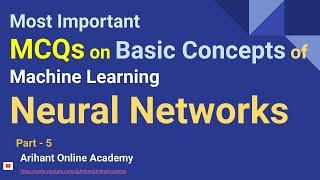 Machine Learning MCQs Part 5 | Neural Networks | Prepare for Exams! By @professorrahuljain