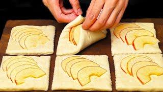 Do you have an apple and dough? new two-ingredient recipe! Guests will be shocked!