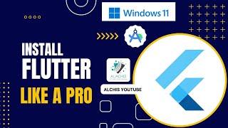 How to Install Flutter on Windows 11 |  A Complete Guide Using Android Studio | 2024