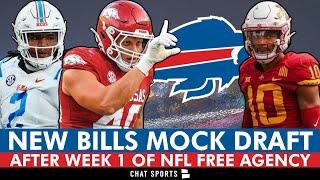 NEW Buffalo Bills Mock Draft After Week 1 Of NFL Free Agency | Bills Draft Rumors