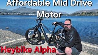 First Affordable Mid-Drive Motor Ebike | Heybike Alpha | On Sale for $1499