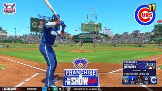 MLB The Show 24 Chicago Cubs vs Milwaukee Brewers Franchise Mode #11 Gameplay PS5 HD 60fps