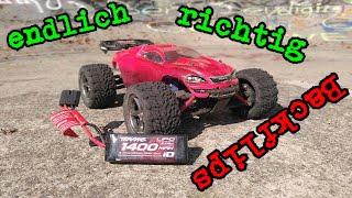 So macht's noch mehr Spaß! I Traxxas E-Revo 1/16 vxl an 3S