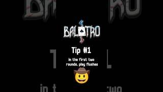 First two rounds Play Flushes #balatro