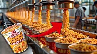 How Millions of Cup Noodles Are Made in Factory | Cup Noodles Production Process