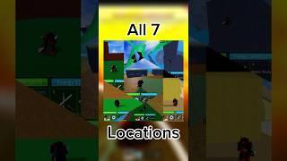 All seven locations the legendary swords dealer can spawn! #roblox #bloxfruits  #onepiece