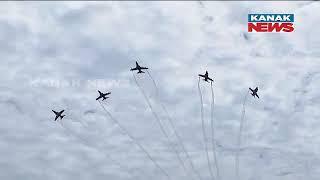 IAF's Suryakiran Airshow Dazzles Bhubaneswar Sky