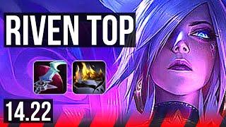 RIVEN vs GAREN (TOP) | NA Grandmaster | 14.22