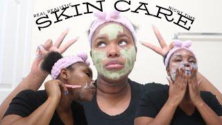 Super Realistic NightTime Skin Care Routine | AFORDABLE #skincareroutine   | Ayana Michelle