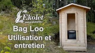 Ekolet Bag Loo - sac de toilette, toilette écologique