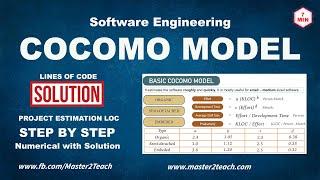 Project Estimation | COCOMO Model - Guide with LOC Numerical Example