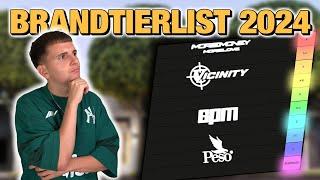 MEINE OFFIZIELLE STREETWEAR BRAND TIERLIST 2024| Senad