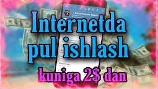 INTERNETDA PUL ISHLASH