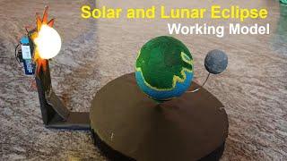 solar eclipse and lunar eclipse working model - new design - creative - diy - diypandit | DIY pandit