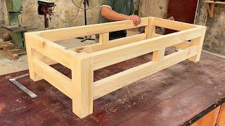 Ingenious Techniques Woodworking Workers || Rustic Large Woodworking Products Wooden Furniture