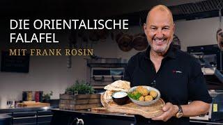 Frank Rosin's orientalische Falafel mit einem Minz-Kräuter Joghurt Dip