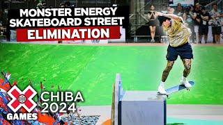 Monster Energy Men’s Skateboard Street Elimination: FULL COMPETITION | X Games Chiba 2024