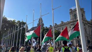  #LIVE #IRL Palestian & Israel Protest- Parliament Sq #LONDON 