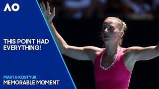 Gauff and Kostyuk's Truly Epic Point! | Australian Open 2024