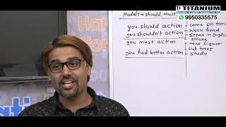 Day- 16 Modals Should, Must, Had Better | Learn Spoken English from Mukesh Janwa Sir Titanium