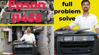 How to Epson printer Service #repairing Epson L1455 #printer head cleaning #epson  #printersupport