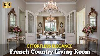 Create a Cozy and Elegant French Country Living Room with These Easy Tips