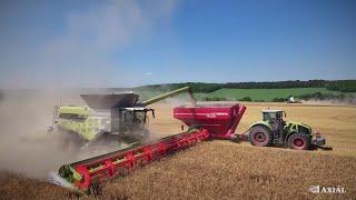 International CLAAS Training in HUNGARY [LEXION, XERION, AXION]