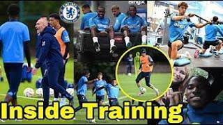 INSIDE TRAINING | Chelsea Explosive training today Cole Palmer, Reece James, Lavia, Caicedo, Felix