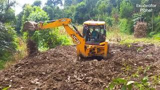 JCB 3DX Backhoe Video | JCB Excavator Working for Road Construction | Excavator Planet