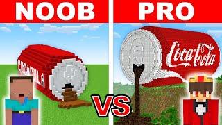 NOOB vs PRO: COCA COLA Haus Bau Challenge in Minecraft!