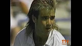 Andre Agassi  Frustrating Boris Becker for 6 minutes