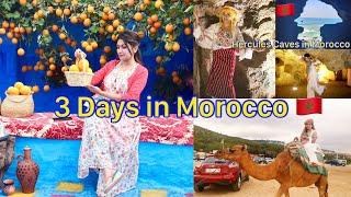 3 days in Morocco Blue city Chefchaouen॥Hercules Caves॥Camel Rides॥ Best Hotel & Restaurant Review