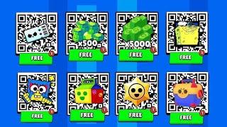 FREE GIFTS QR CODE! MEGA BOX OPEN! BRAWL STARS UPDATE!!