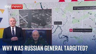 Professor Michael Clarke explains why Russian General Igor Kirillov was killed | Ukraine war