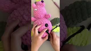 An axolotl with FOUR eyes??  #crochet (you can also find my axolotl tutorial on my channel )