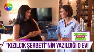 Kızılcık Şerbeti'nin "Nilay"ı Feyza Civelek, evinin kapılarını Show TV'ye açtı!