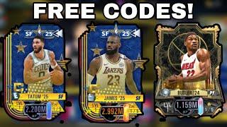 INSANE NEW NBA 2K MOBILE CODES MAY 2025  FREE PLAYERS AND CODES IN NBA 2K MOBILE!