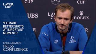 Daniil Medvedev Press Conference | Laver Cup 2024 Match 5