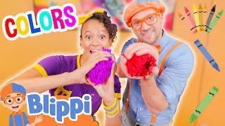 Blippi and Meekah's Color Learning Arts & Craft  Colors For Kids | Educational Videos for Kids