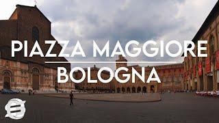 Bologna / Piazza Maggiore by Night - Drone Cinematic / Epic Aerial Footage