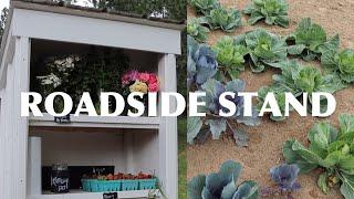 I made a roadside produce stand!! SELF SERVE STAND / self serve market stand / honor system stand