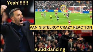 Ruud Van Nistelroy crazy reaction on Amad diallo Goals vs PAOK |MAN UNITED vs PAOK | MAN UNITED NEWS