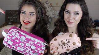 What's In Our Makeup Bags! Teenage VS Twentysomething | Melanie Murphy & Jessie B