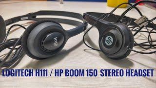 Logitech H111 vs HP Boom 150   Side by side comparison   hindi   Aman Dhayal