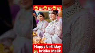 #kritikamalik happy birthday  short viral video #