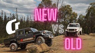 NEW VS OLD LANDCRUISER 70 SERIES. Hdj79 vs Gdj 79