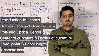 Lens || Convex and concave lens || Terminology of lenses || ray optics || geometrical optics