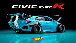 Honda CIVIC FK8 Street ROCKet Bunny Style Hot Wheels Custom