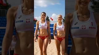 Beach Volleyball Queens on Court | Poland Argentina | Appearance on "Sand Stage"