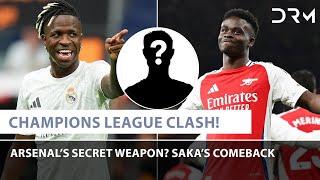 Arsenal’s Secret Weapon? Saka’s Comeback Before Real Madrid Showdown | DRM News | AD14